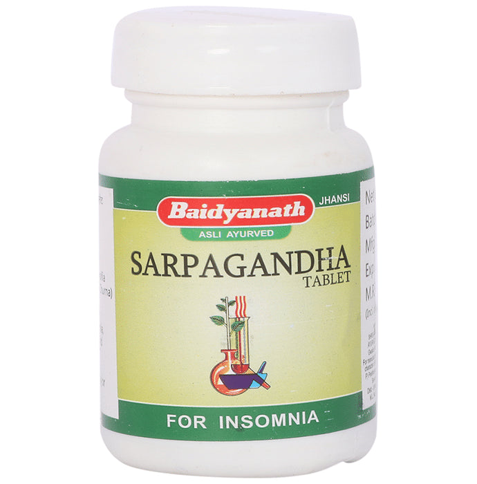 Baidyanath (Jhansi) Sarpagandha Tablet - Classic Derma