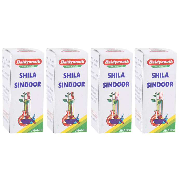Baidyanath (Jhansi) Shila Sindoor Powder (2.5gm Each) - Classic Derma