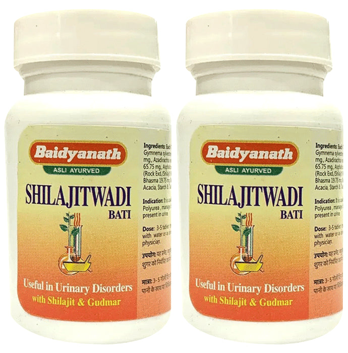 Baidyanath (Jhansi) Shilajitwadi Bati Tablet (80 Each) - Classic Derma