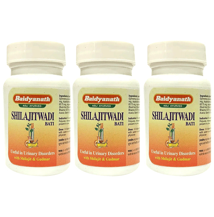 Baidyanath (Jhansi) Shilajitwadi Bati Tablet (80 Each) - Classic Derma