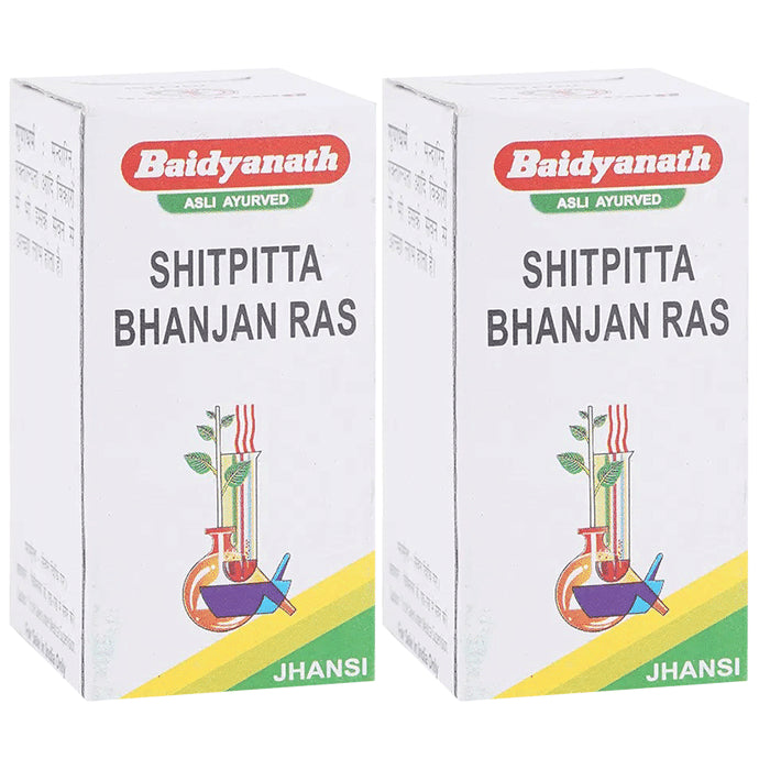 Baidyanath (Jhansi) Shitpitta Bhanjan Ras Powder (10 gm Each) - Classic Derma