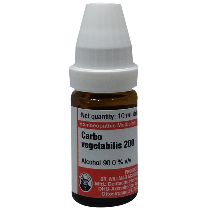Dr Willmar Schwabe Germany Carbo Vegetabliis Dilution 200 - Classic Derma