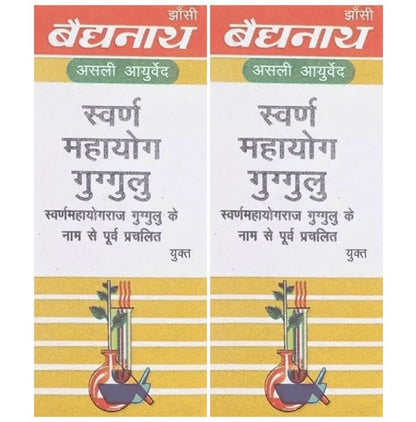 Baidyanath (Jhansi) Swarna Mahayog Guggulu (25 Each) - Classic Derma