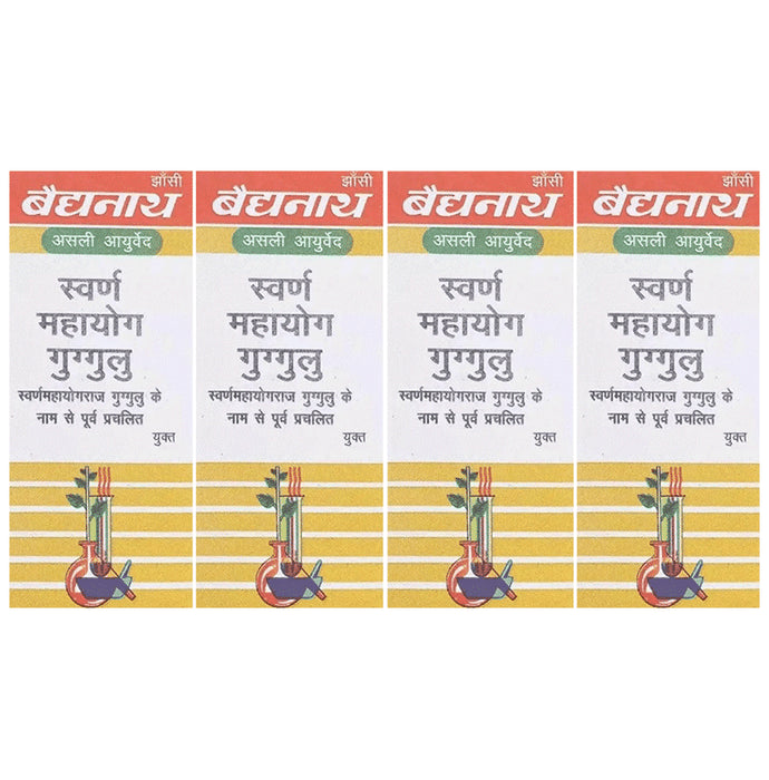 Baidyanath (Jhansi) Swarna Mahayog Guggulu Tablet (25 Each) - Classic Derma