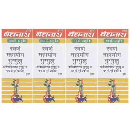 Baidyanath (Jhansi) Swarna Mahayog Guggulu Tablet (25 Each) - Classic Derma