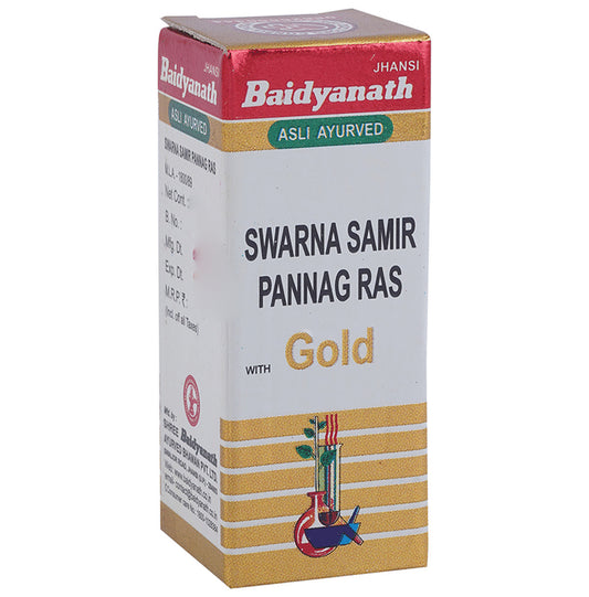 Baidyanath (Jhansi) Swarna Samir Pannag Ras with Gold - Classic Derma