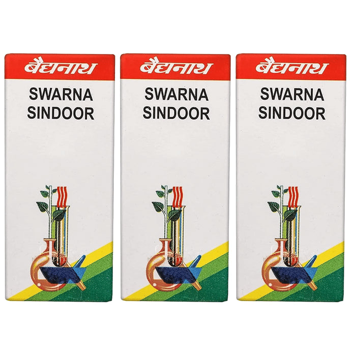 Baidyanath (Jhansi) Swarna Sindoor (2.5gm Each) - Classic Derma