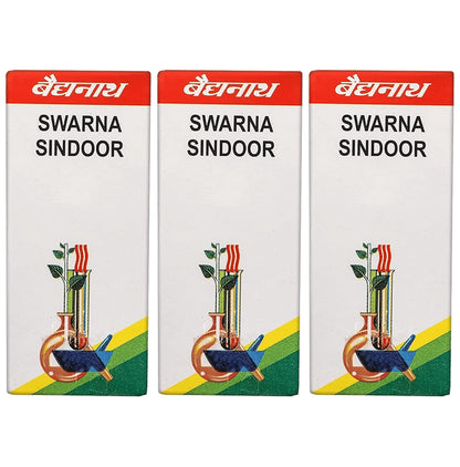 Baidyanath (Jhansi) Swarna Sindoor (2.5gm Each) - Classic Derma