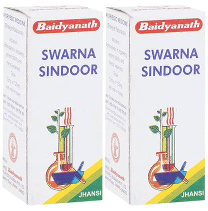 Baidyanath (Jhansi) Swarna Sindoor Powder (2.5gm Each) - Classic Derma