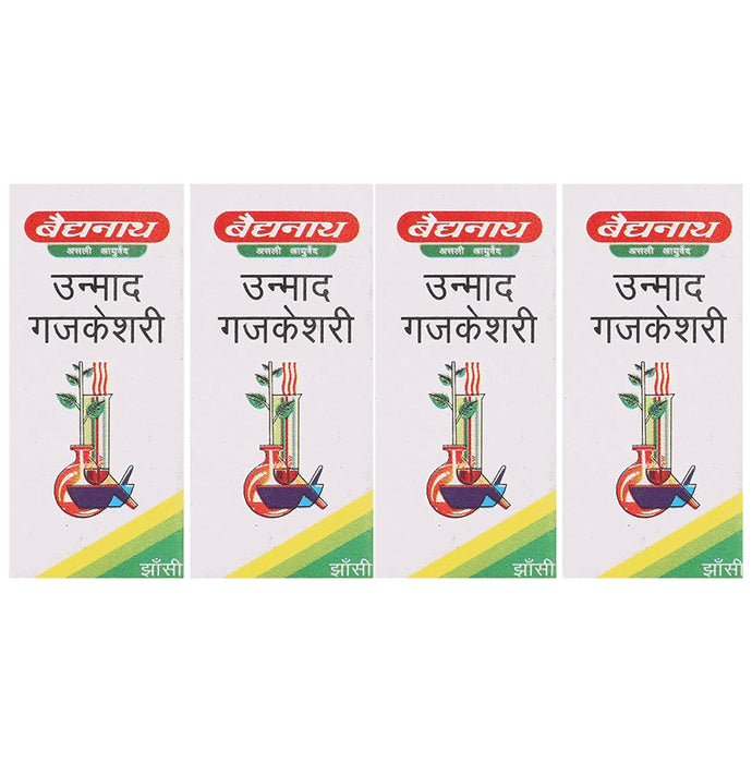 Baidyanath (Jhansi) Unmad Gajkeshari Powder (5gm Each) - Classic Derma
