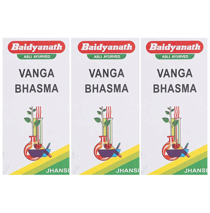 Baidyanath (Jhansi) Vanga Bhasma (10gm Each) - Classic Derma