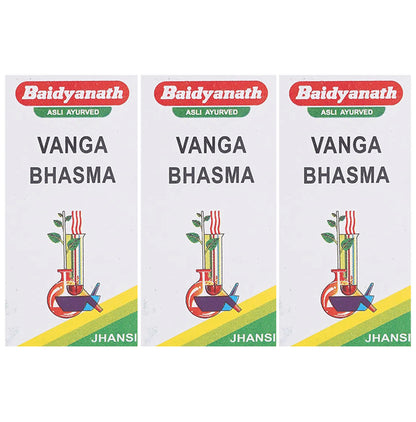 Baidyanath (Jhansi) Vanga Bhasma (10gm Each) - Classic Derma