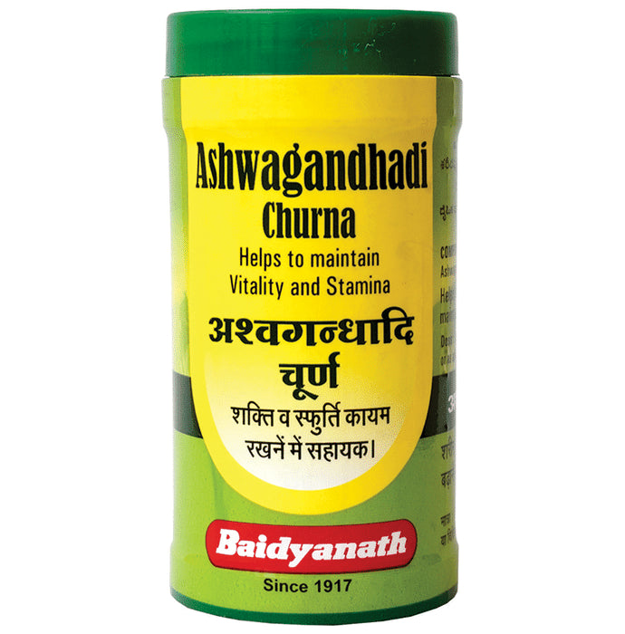 Baidyanath (Nagpur) Ashwagandhadi Churna - Classic Derma