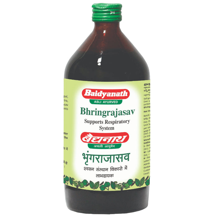 Baidyanath (Nagpur) Bhringrajasava for Immunity & Respiratory Health - Classic Derma