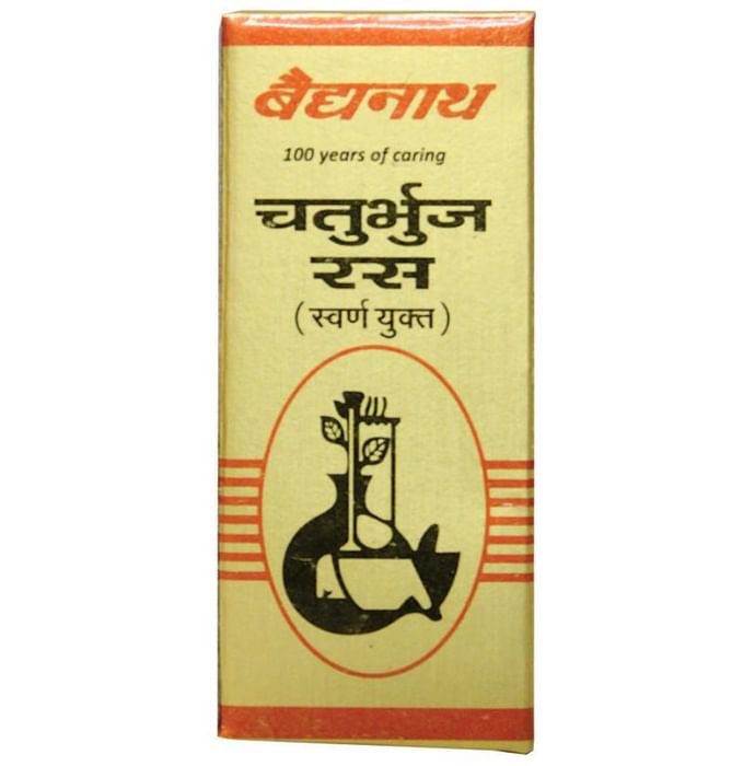 Baidyanath (Nagpur) Chaturbhuj Ras Tablet - Classic Derma