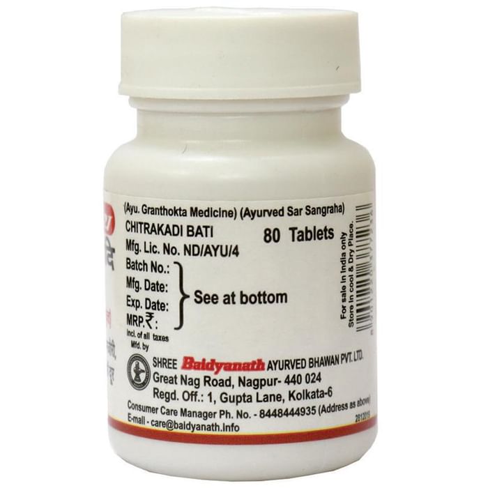 Baidyanath (Nagpur) Chitrakadi Bati Tablet