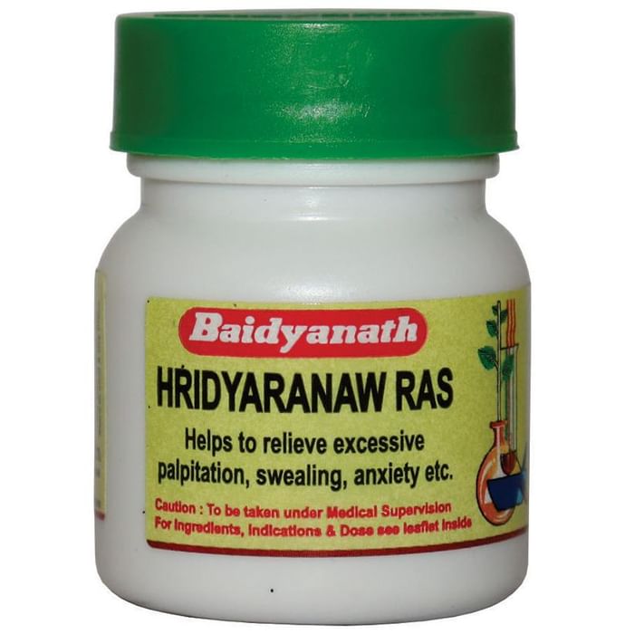 Baidyanath (Nagpur) Hridyaranaw Ras Tablet - Classic Derma