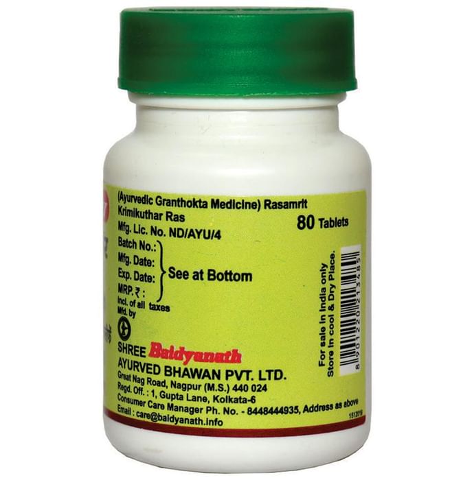 Baidyanath (Nagpur) Krimikuthar Ras Tablet