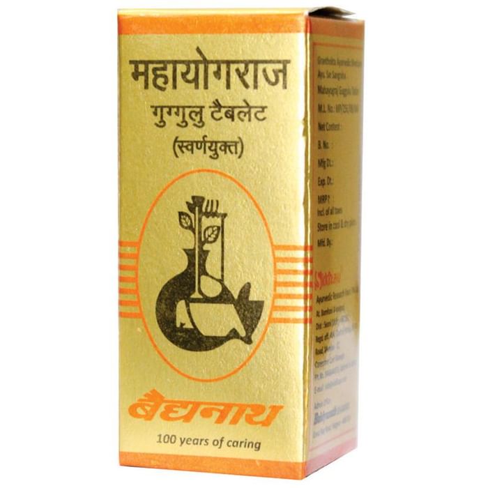Baidyanath (Nagpur) Mahayograj Guggulu (With Gold) Tablet for Vata Ailments