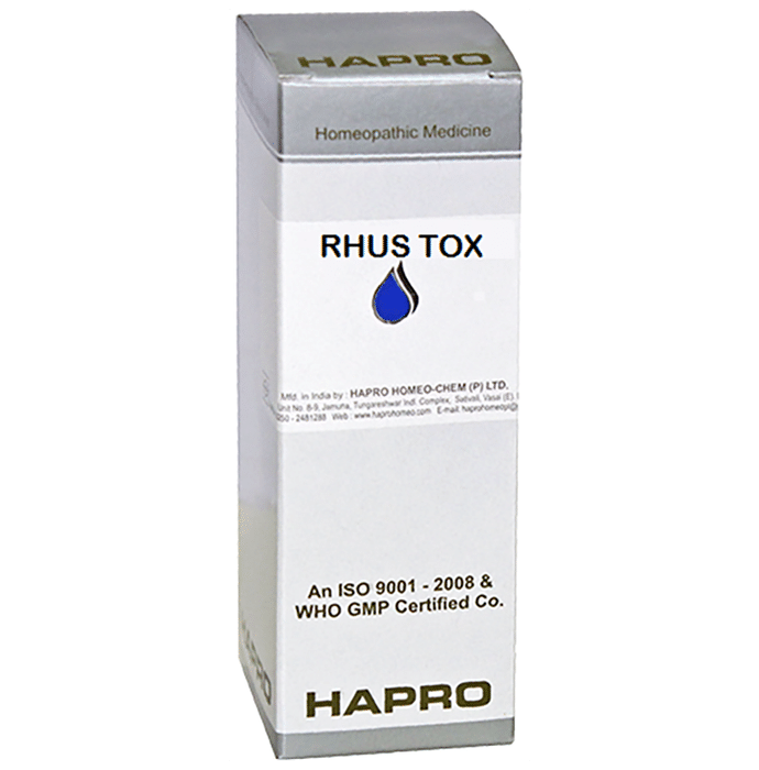 Hapro Rhus Tox Dilution 30 - Classic Derma