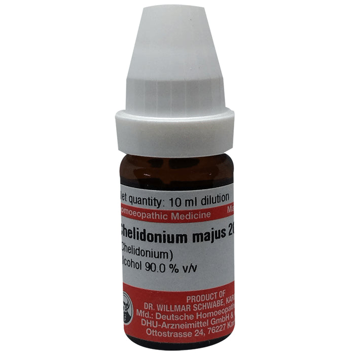 Dr Willmar Schwabe Germany Chelidonium Majus (Chelidonium) Dilution 200 - Classic Derma