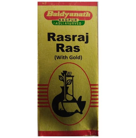 Baidyanath (Nagpur) Rasraj Ras with Gold | For Vata Ailments - Classic Derma