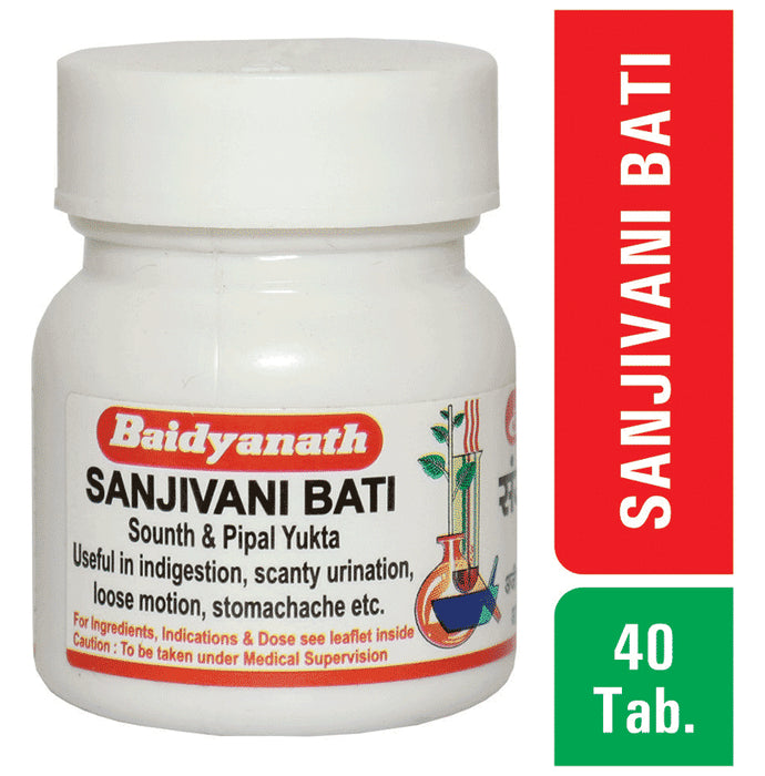 Baidyanath (Nagpur) Sanjivani Bati (Sounth & Pipal Yukta)