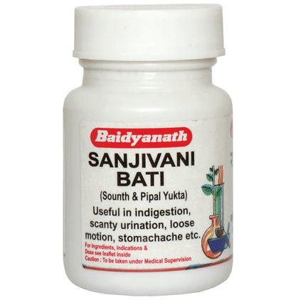 Baidyanath (Nagpur) Sanjivani Bati (Sounth & Pipal Yukta) - Classic Derma