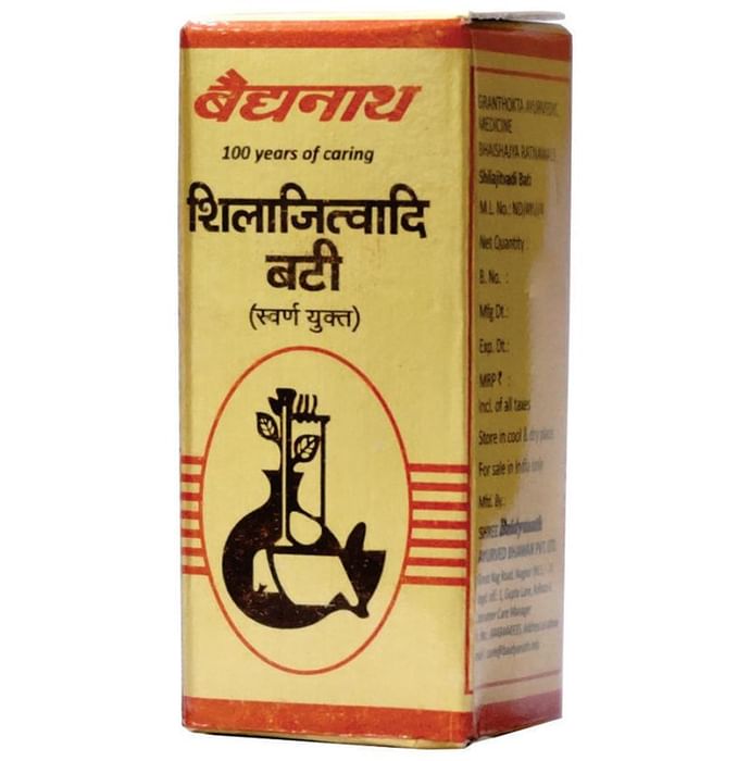 Baidyanath (Nagpur) Shilajitvadi Bati (with Gold) Tablet