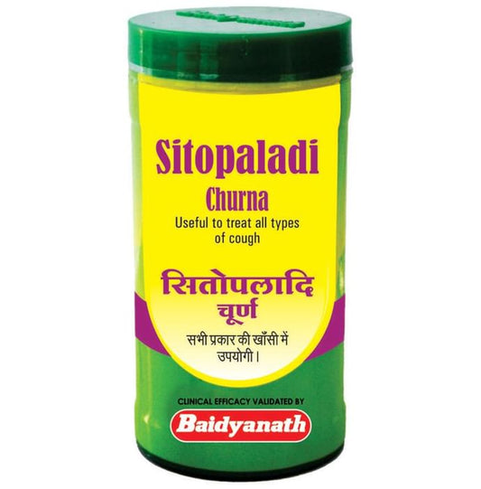 Baidyanath (Nagpur) Sitopaladi Churna for Respiratory Care | Helps Relieve Cough - Classic Derma