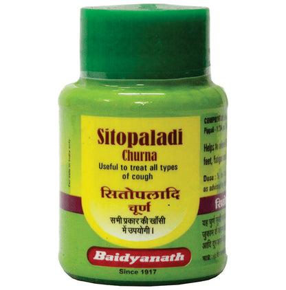 Baidyanath (Nagpur) Sitopaladi Churna for Respiratory Care | Helps Relieve Cough - Classic Derma