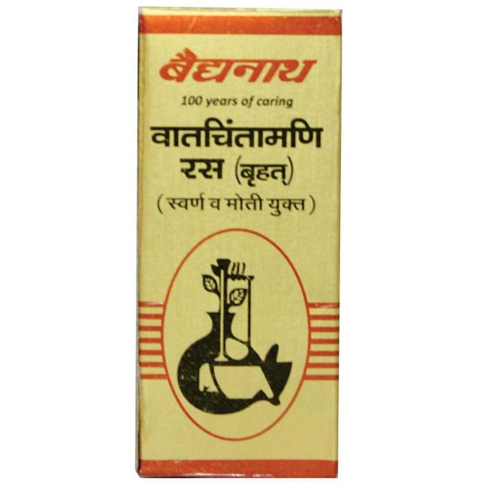 Baidyanath (Nagpur) Vatchintamani Ras (Brihat) Tablet for Joint Health | Helps Manage Vata Ailments - Classic Derma