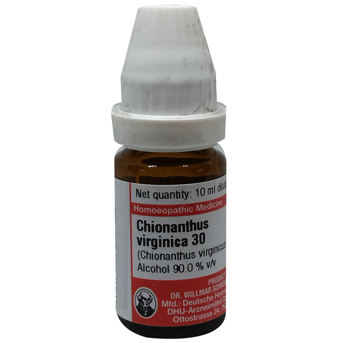 Dr Willmar Schwabe Germany Chionanthus Virginica Dilution 30 - Classic Derma