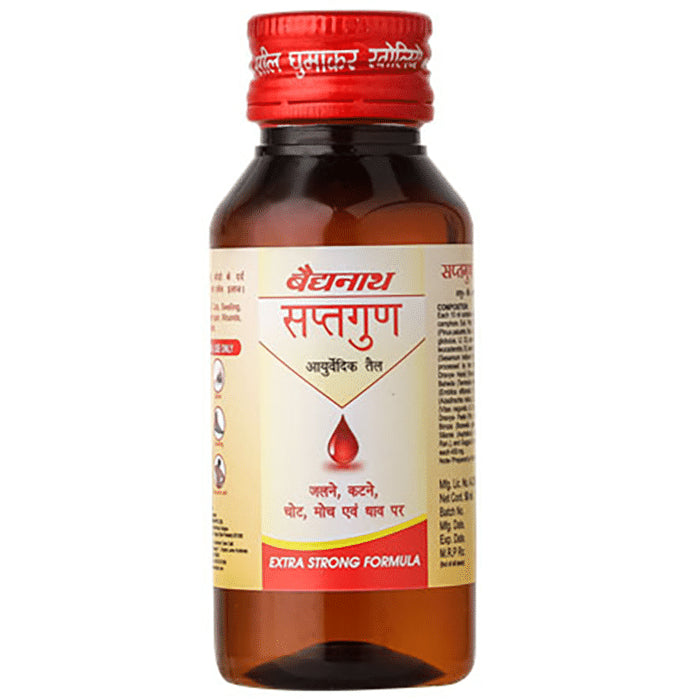Baidyanath (Noida) Saptagun Ayurvedic Taila - Classic Derma