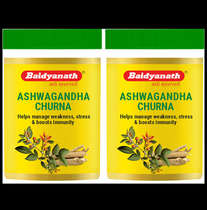 Baidyanath Ashwagandha Churna (100gm Each) - Classic Derma