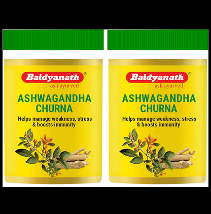Baidyanath Ashwagandha Churna (100gm Each) - Classic Derma