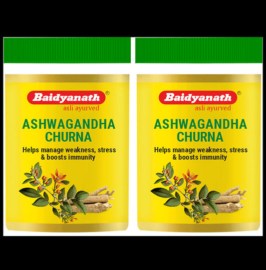 Baidyanath Ashwagandha Churna (100gm Each) - Classic Derma