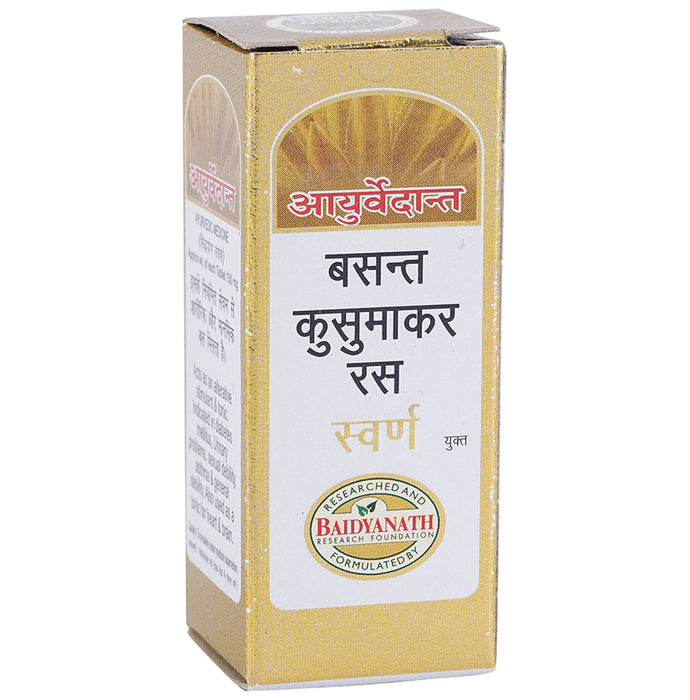 Baidyanath Ayurvedant Basant Kusumakar Ras with Gold Tablet - Classic Derma