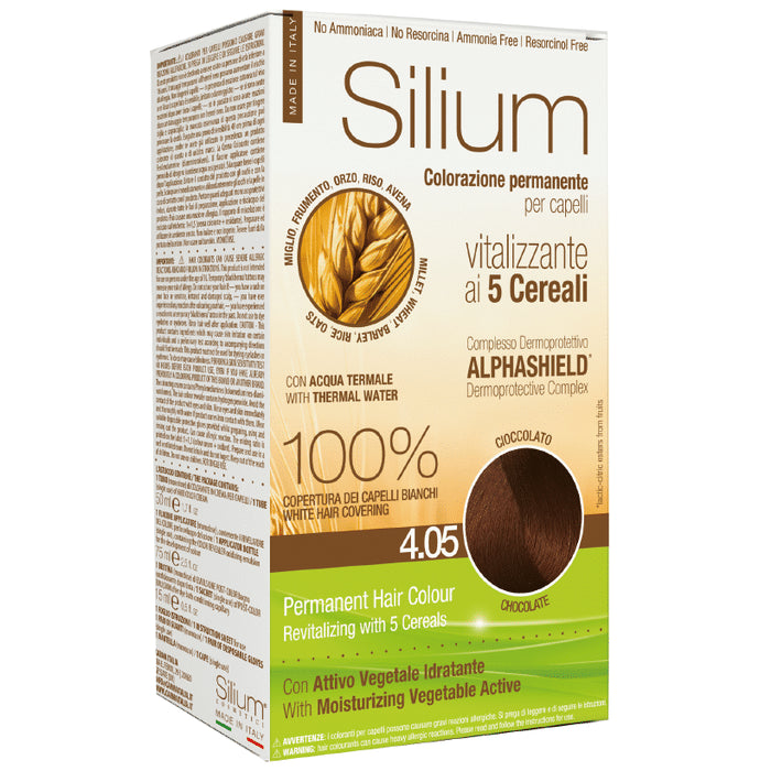 Silium 5 Cereali Permanente Hair Colour Chocolate 4.05 - Classic Derma