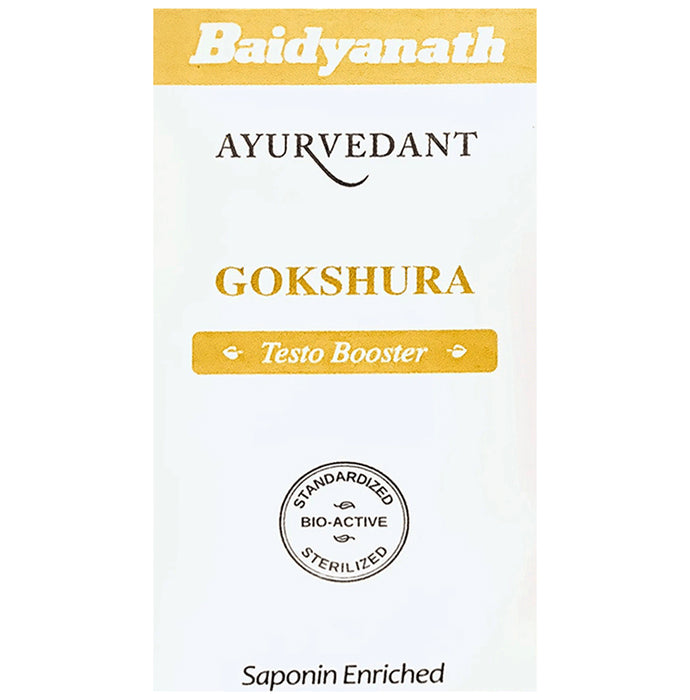 Baidyanath Ayurvedant Gokshura Tablet (60 Each) - Classic Derma