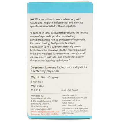 Baidyanath Ayurvedant Laxiwin Tablet
