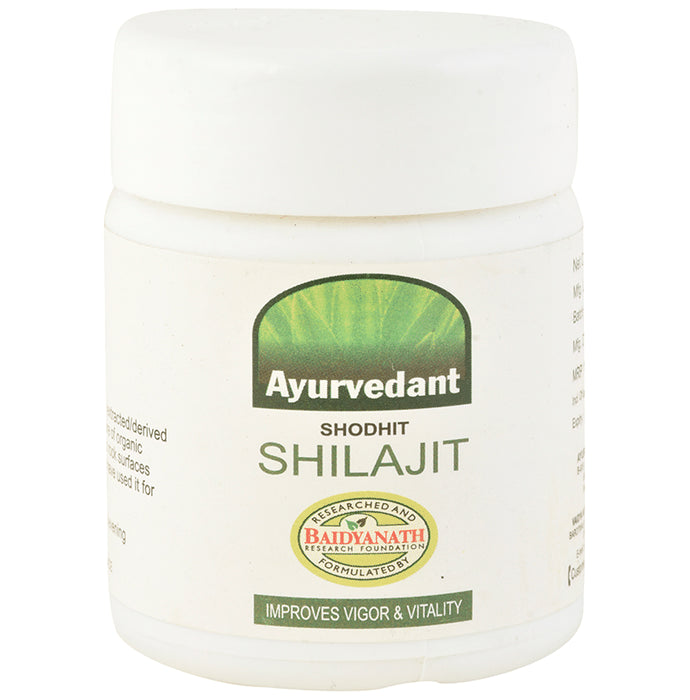 Baidyanath Ayurvedant Shodhit Shilajit Capsule - Classic Derma