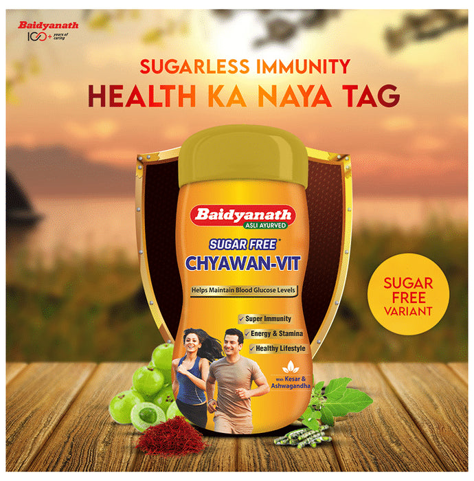 Baidyanath Chyawan-Vit Sugarfree Chyawanprash for Boosting Immunity