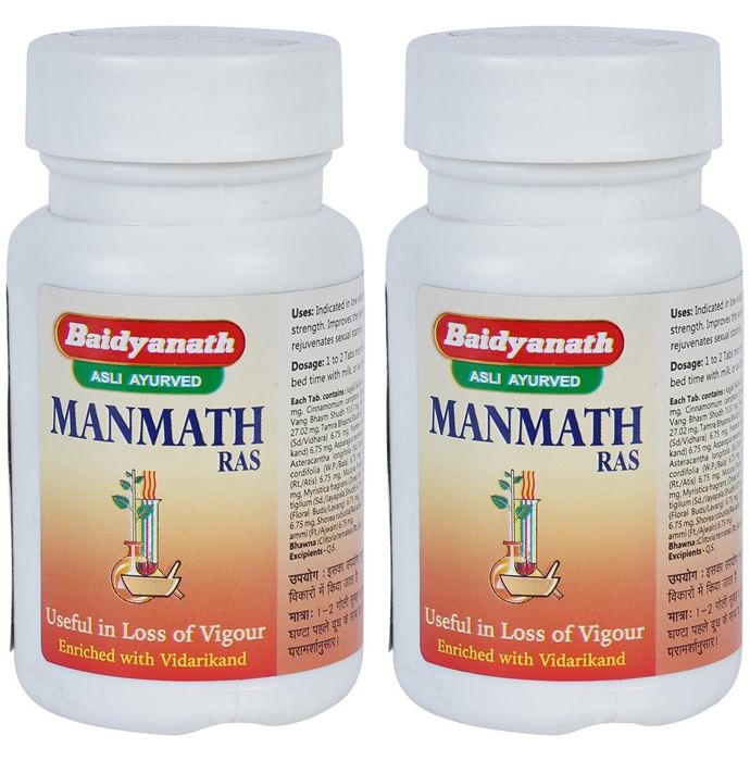 Baidyanath Manmath Ras Tablet (40 Each) - Classic Derma