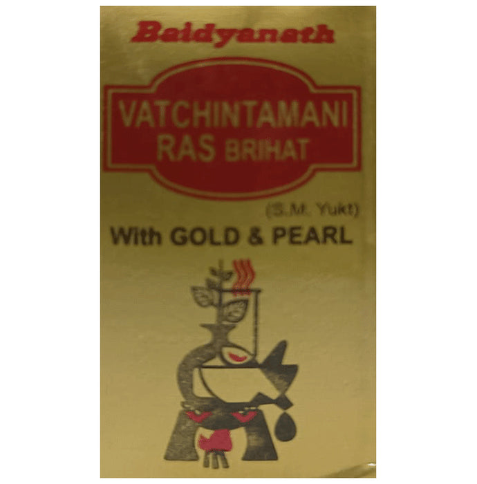 Baidyanath Vat Chintamani Ras (Vrihat) (Swarna Yukta) Tablet - Classic Derma
