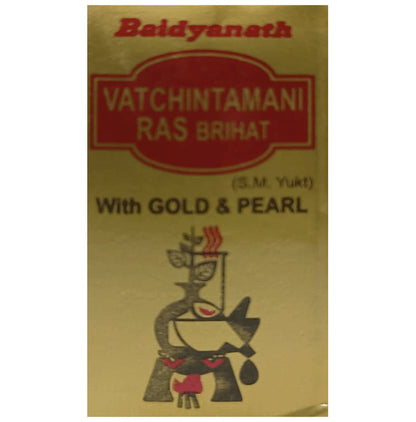 Baidyanath Vat Chintamani Ras (Vrihat) (Swarna Yukta) Tablet - Classic Derma