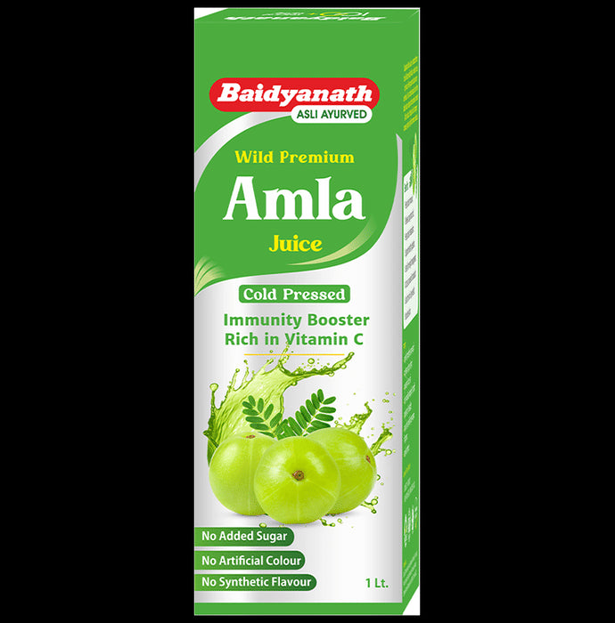 Baidyanath Wild Premium Amla Juice - Classic Derma