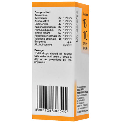 Bakson B10 Sleep Drop