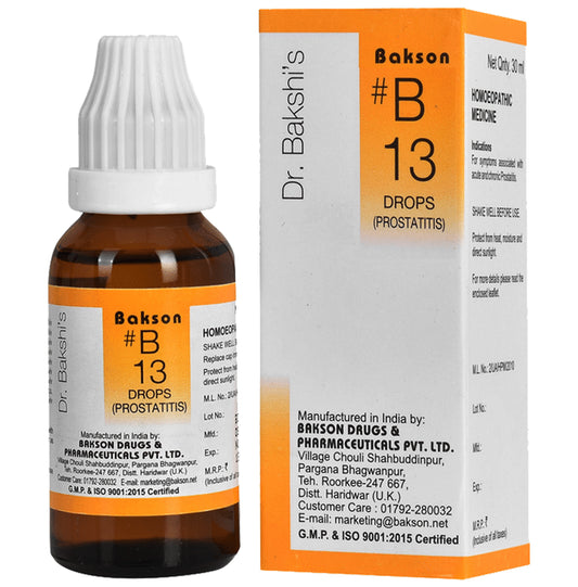 Bakson B13 Prostatitis Drop - Classic Derma