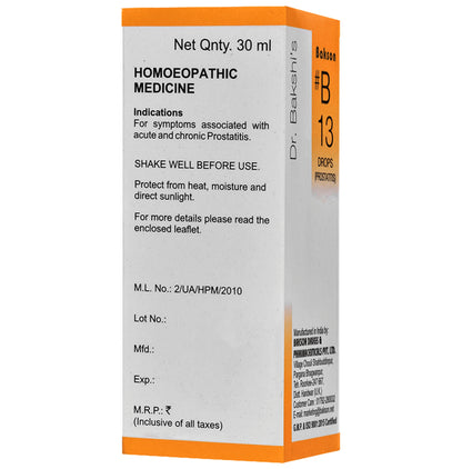 Bakson B13 Prostatitis Drop